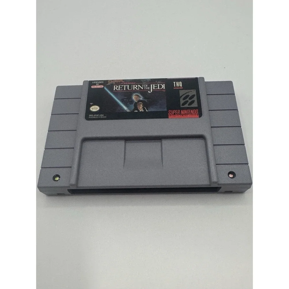 Super Star Wars Return of the Jedi SNES Complete CIB Box Manual Tested